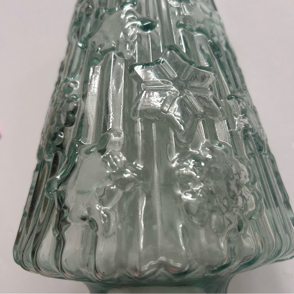 Recycled Green Bottle Glass Tree Shaped - Picture 3 of 6